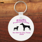 パパロオサキーチェーン キーホルダー (正面)