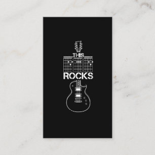 パパロックズギターコードギタリストファーターミュージシャン 名刺