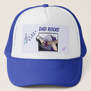 "パパロック"ギタープレーヤートラック帽 キャップ