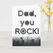 パパロック！父の日のカード カード (黄色い花)