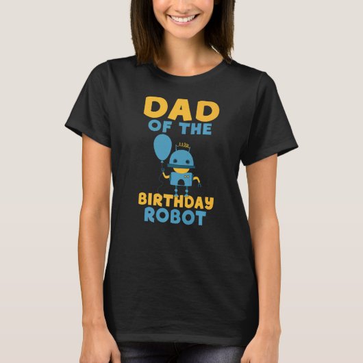 パパロボット誕生日誕生日 Tシャツ (正面)