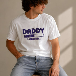 パパロード中 ゲーマー妊娠お披露目Tシャツ Tシャツ