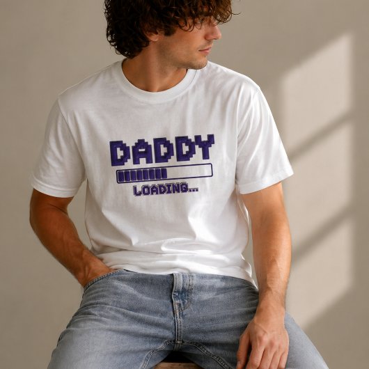 パパロード中 ゲーマー妊娠お披露目Tシャツ Tシャツ