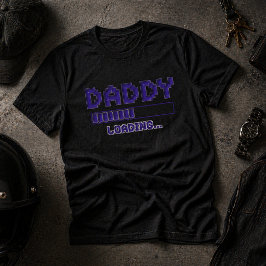 パパロード中 ゲーマー妊娠お披露目Tシャツ Tシャツ
