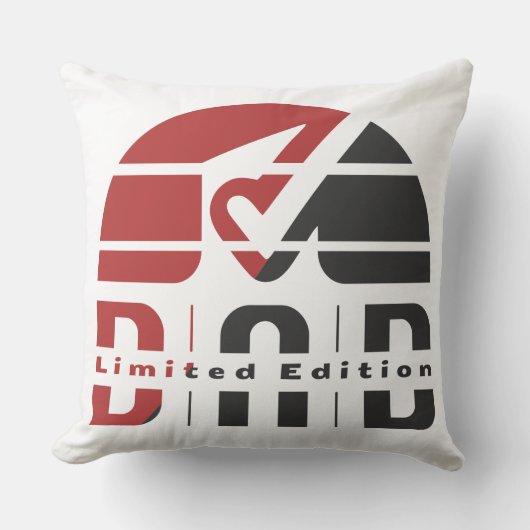 パパヴィンテージとレトロ：視覚感情としての父親 クッション (正面)