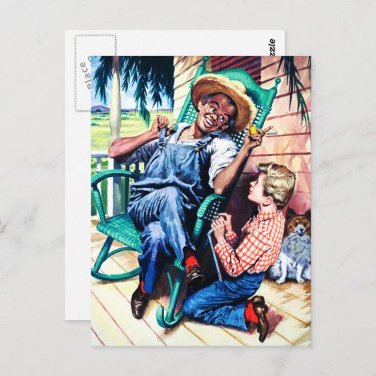 パパヴィンテージアートとの会話 ポストカード (正面/裏面)