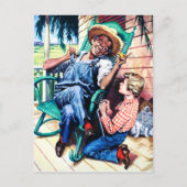 パパヴィンテージアートとの会話 ポストカード (正面)