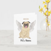 パパーソナライズされたグ悔やみや弔慰メモリアル カード (黄色い花)