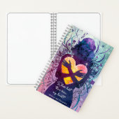 パパーソナライズされたスモダンテル文字 ノートブック (内側)