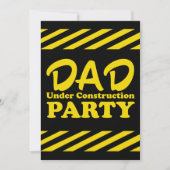 パパ下建築パーティー 招待状 (正面)