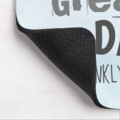 パパ世界最高のモダンタイポグラフィスクリプト マウスパッド (コーナー)