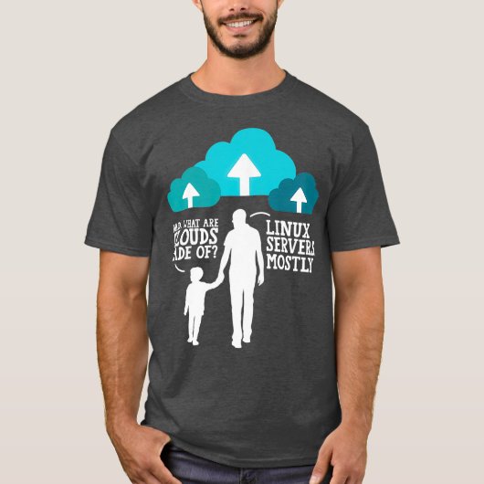 パパ主にLinuxサーバで構成されるクラウドとは Tシャツ (正面)