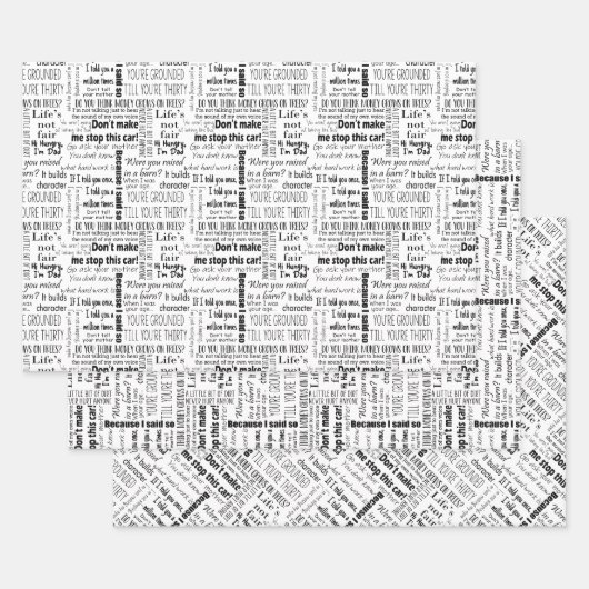 パパ主義 ラッピングペーパーシート (セット)