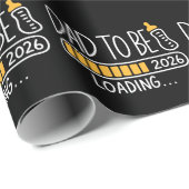 パパ予定 2026 ダディに昇格 新パパ ラッピングペーパー (ロールコーナー)