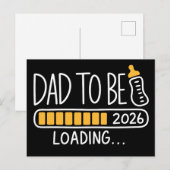 パパ予定 2026 昇格してパパ 新パパに  案内ポストカード (正面/裏面)