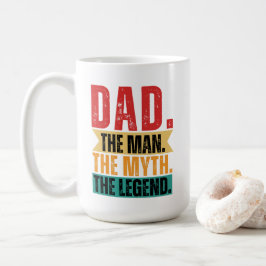 パパ人神話レトロおもしろいト動揺して コーヒーマグカップ