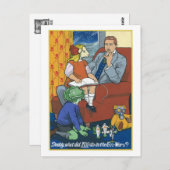 パパ今までエコワで何してたの? ポストカード (正面/裏面)