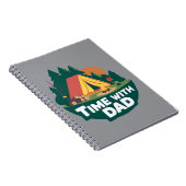 パパ付き時間 – 父の日スパイラルフォトノートブック ノートブック (右側)