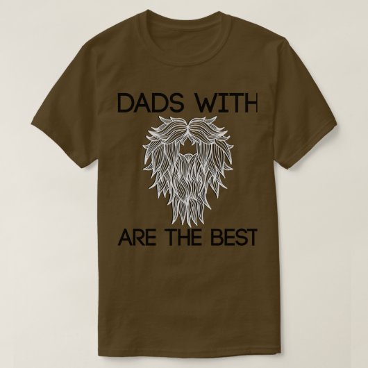 パパ付きBEARDSギフトアイディア Tシャツ (デザイン正面)
