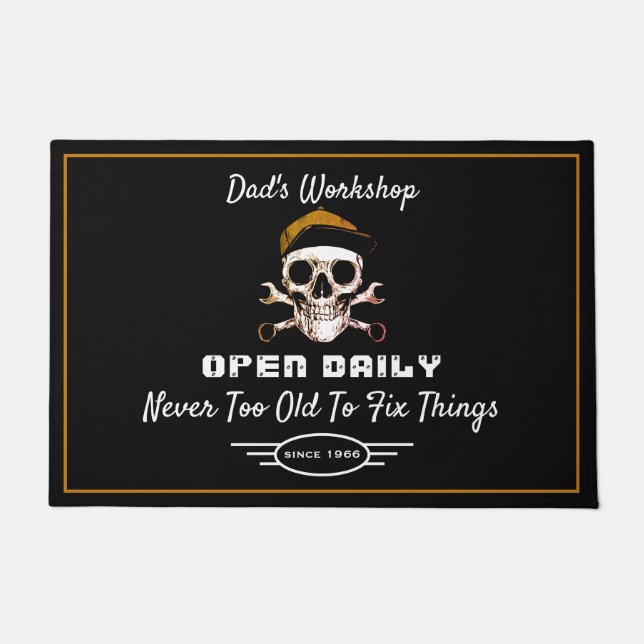パパ作業場 – 名前を挙げて誇る修おもしろい正    ドアマット (正面)