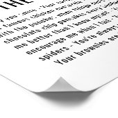 パパ写真お父さんの日が大好き ポスター (角)