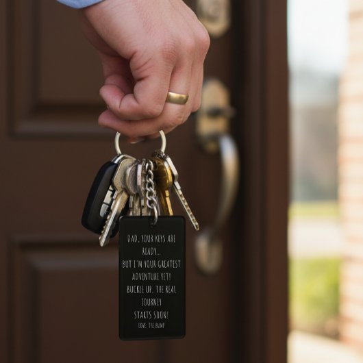 パパ写真からノートへの贈り物カスタムベビー キーホルダー