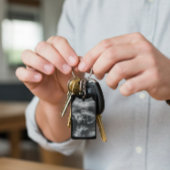 パパ写真からノートへの贈り物カスタムベビー キーホルダー