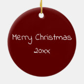 'パパ'写真のコラージュ子供や家族,航空 セラミックオーナメント (裏面)