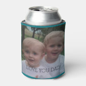 パパ写真ギフトクールビール父の日 缶クーラー (缶正面)