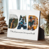 パパ写真コラージュのお父様の日のためのプラーク フォトプラーク