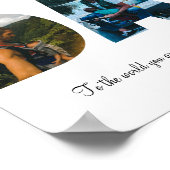 パパ写真コラージュ ポスター (角)