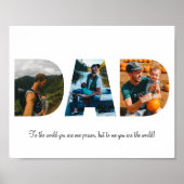 パパ写真コラージュ ポスター (正面)