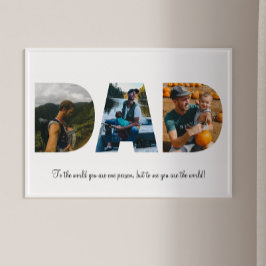 パパ写真コラージュ ポスター