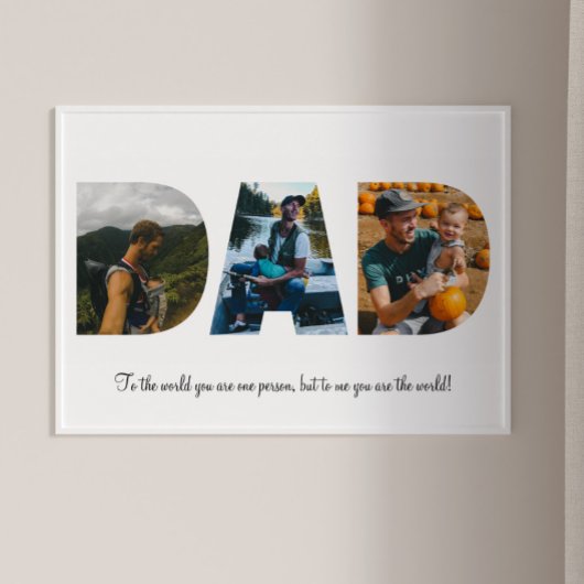 パパ写真コラージュ ポスター