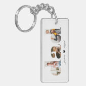 パパ写真コラージュ、父の日の贈り物パパ キーホルダー (正面左)