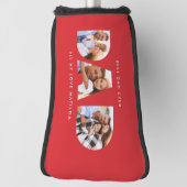 パパ写真モダンタイポグラフィ ゴルフヘッドカバー (回転90)