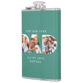 パパ写真モダンタイポグラフィ フラスク (左)