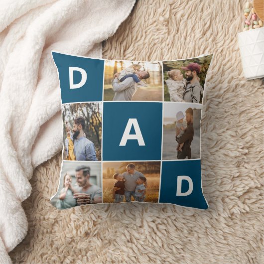 パパ写真装飾用クッションお父さんの日 クッション (ブランケット)