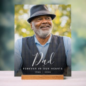 パパ写真追悼式 アクリルサイン (ニュートラル)