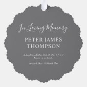 パパ写真追悼記念 オーナメントカード (裏面)