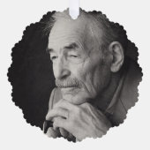 パパ写真追悼記念 オーナメントカード (正面)