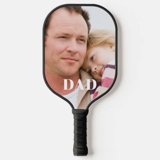 パパ写真 ピックルボールラケット (正面)
