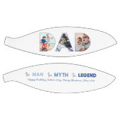 パパ切り出し3写真コラージュ男の神話の伝説 バスケットボール (パネル)