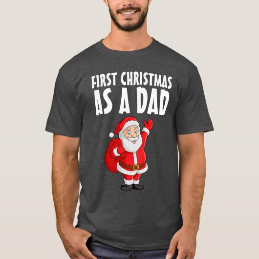 パパ初のクリスマス Tシャツ (正面)