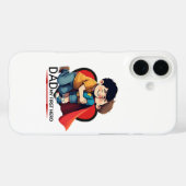 パパ初のヒーローiPhone 16ケースかわいい父の日 Case-Mate iPhoneケース (裏面 (横))