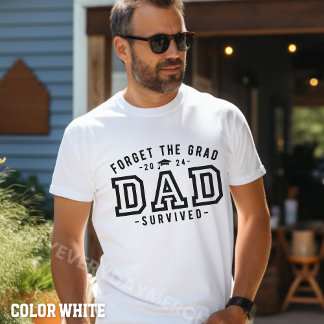 パパ卒業式忘れ卒業パパ生き延びシャツ Tシャツ