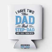 パパ及びステップパパレトロタイポグラフィデザイン 缶クーラー (裏面)