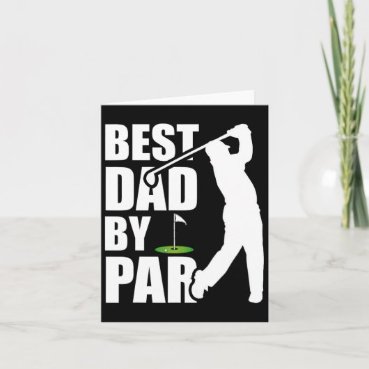 パパ史上最高のゴルフパ Dad Funny Golf 父の日 カード (正面)