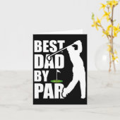 パパ史上最高のゴルフパ Dad Funny Golf 父の日 カード (黄色い花)