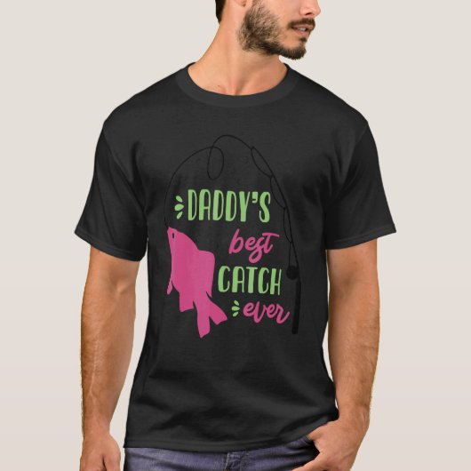 パパ史上最高の釣果!釣り Tシャツ (正面)